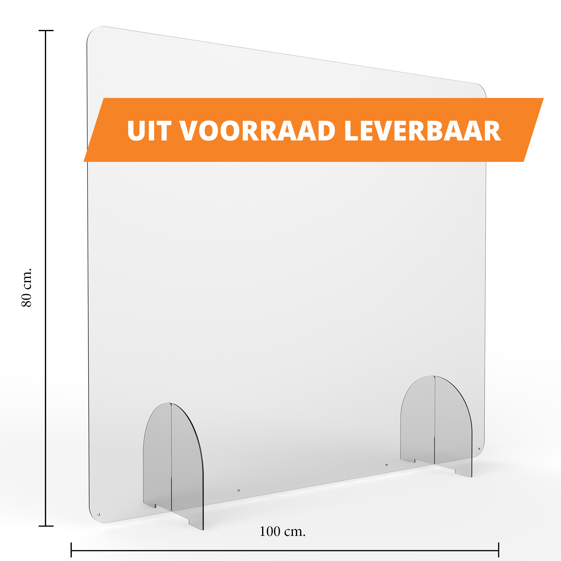 Preventive screen 100 x 80 cm without opening