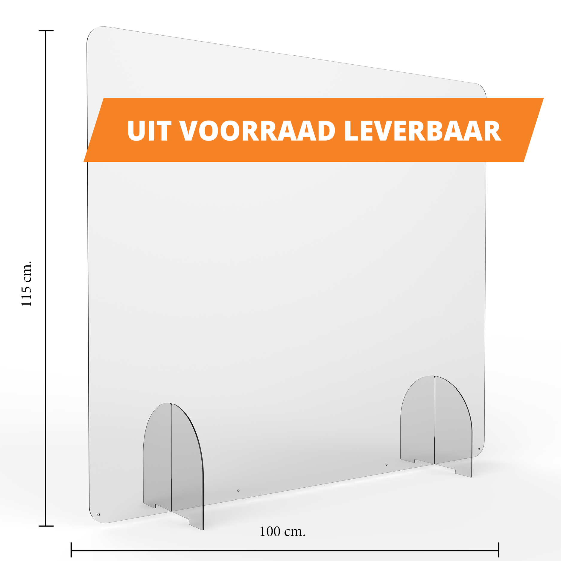 Preventive screen 115 x 100 cm without opening
