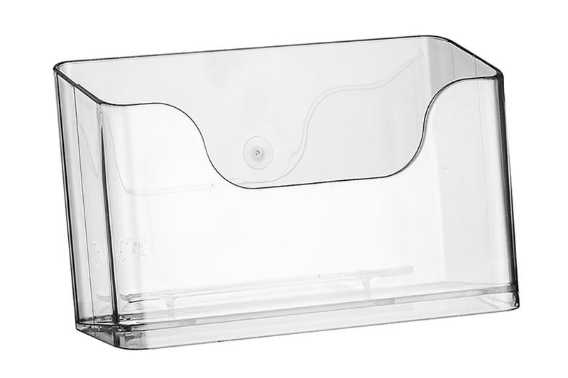 20100390 Prospektspender DIN A6 Querformat glasklar
