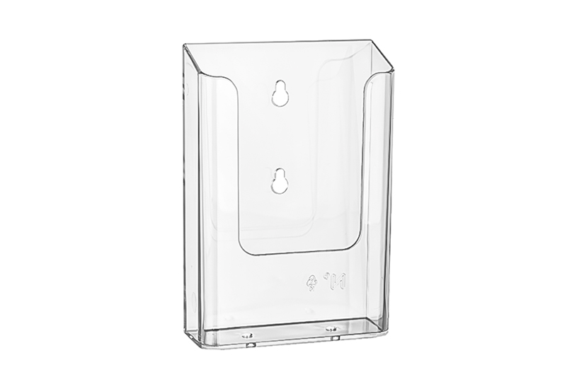 Wall-Literature holder 1/3A4 Clear