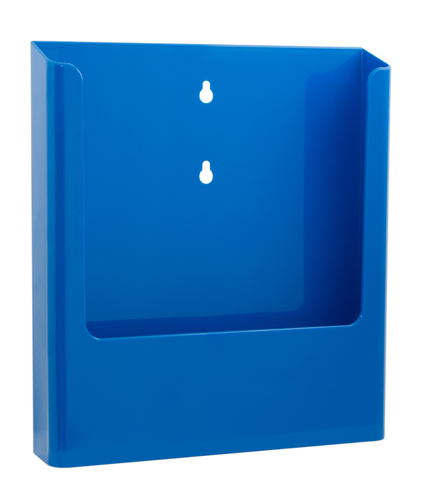Wall-Literature holder A4 signal Blue