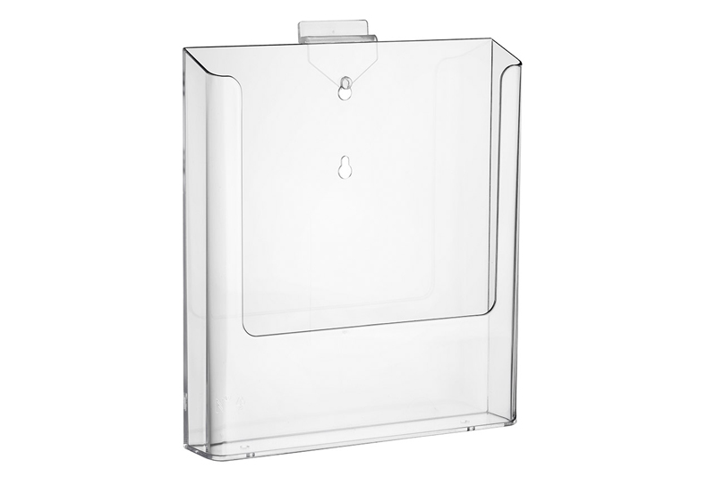 20301290 Wall-literature holder A4 Clear  with 1 NedConnect