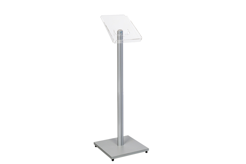 24500490 Free-standing display with 1 brochure holder A4 portrait