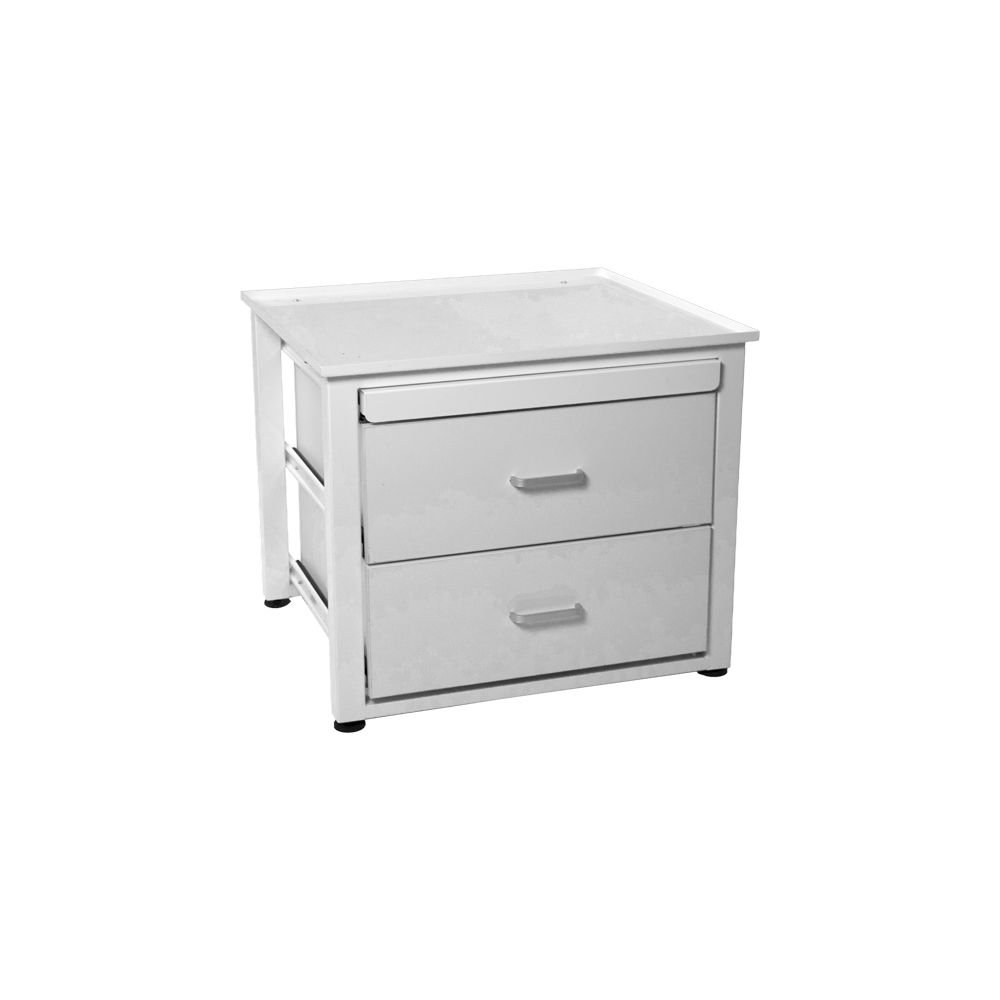 60602200 Washingmachine table with 2 wooden drawers