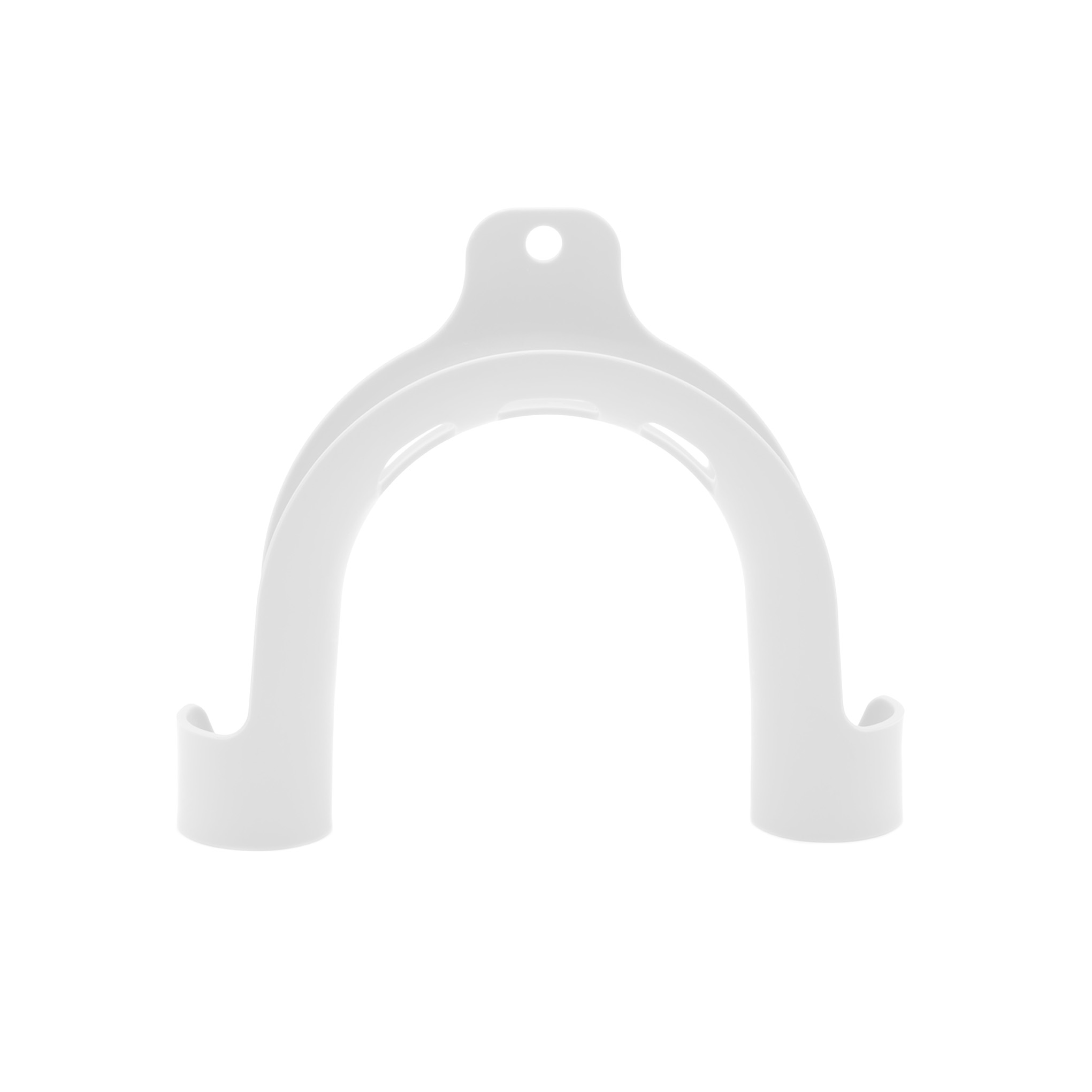 60800200 Support bent White for outlet hose