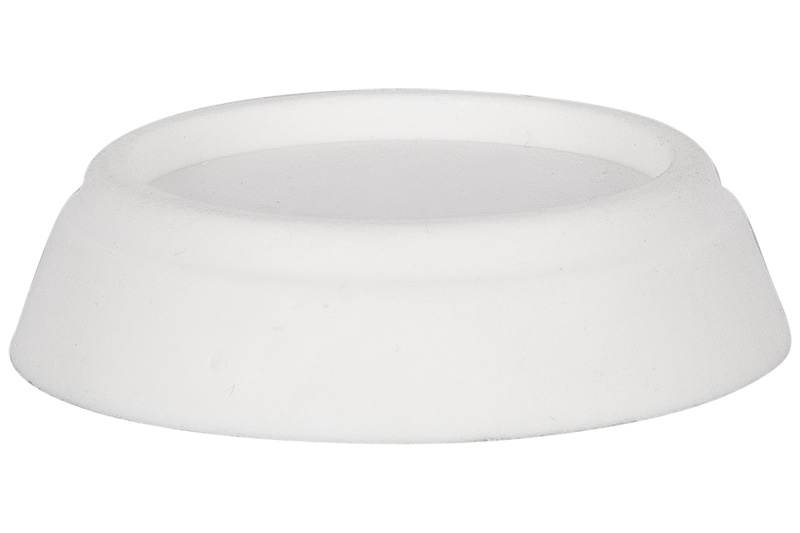 Anti-vibration pads - white (bulk) Ø63mm thickt 16mm