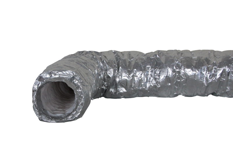 61100437 Aluminium sound-absorbing drain hose Ø102mm L=0.5m