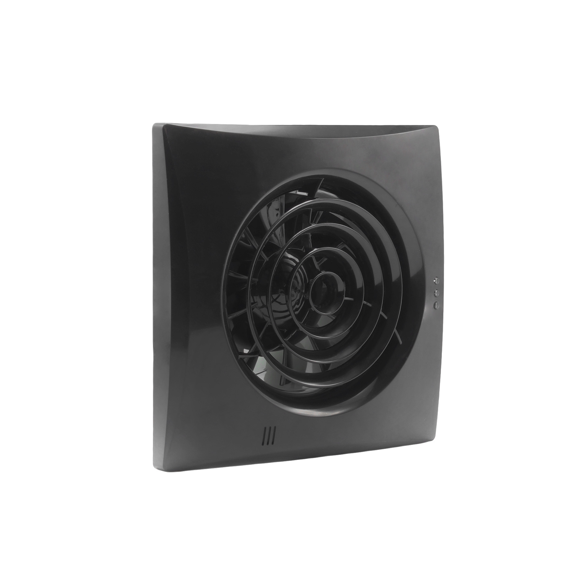 Badkamer-/ toiletventilator Silencio 100 T zwart