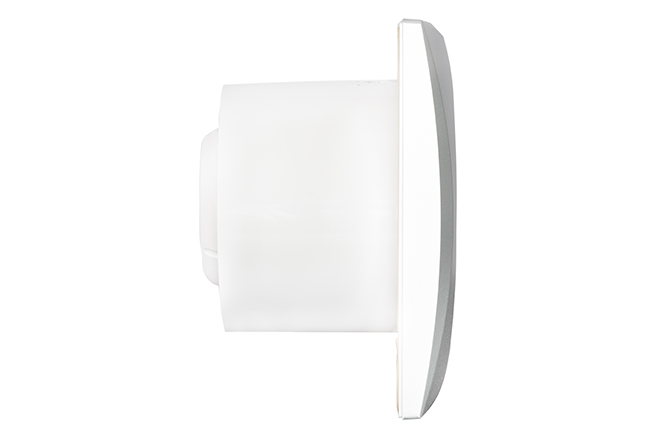 Badkamer-/ toiletventilator Silencio 150 aluminium detail 3