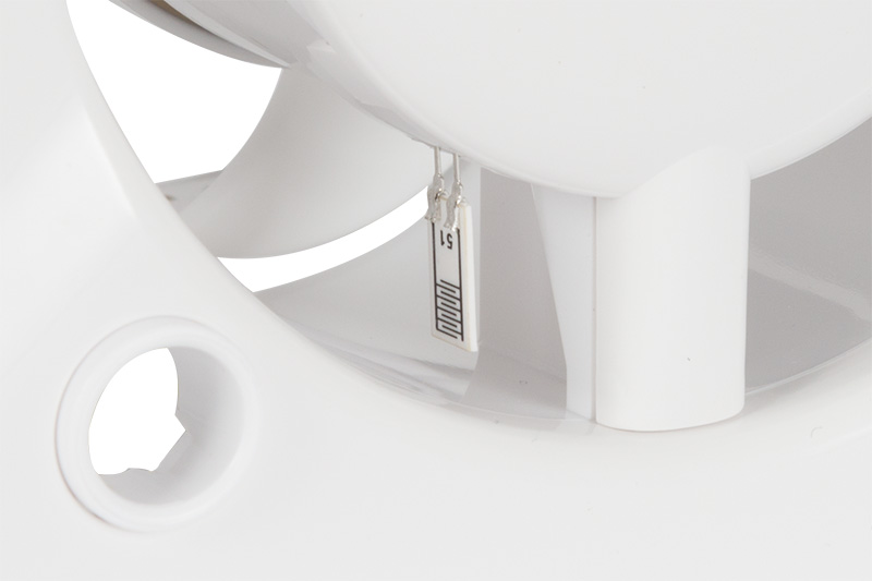 Badkamer-/ toiletventilator AW 100 W wit detail 4