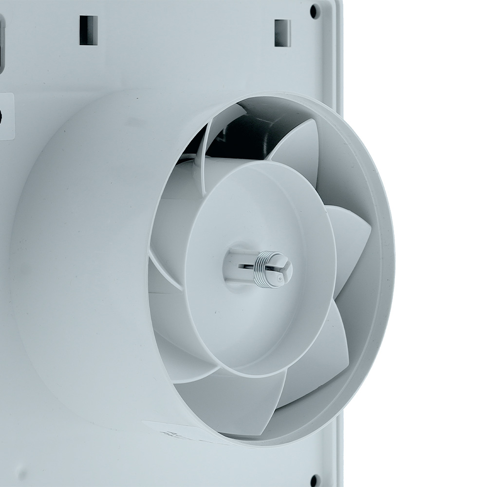 Badkamer-/ toiletventilator CR 100 AT wit detail 6