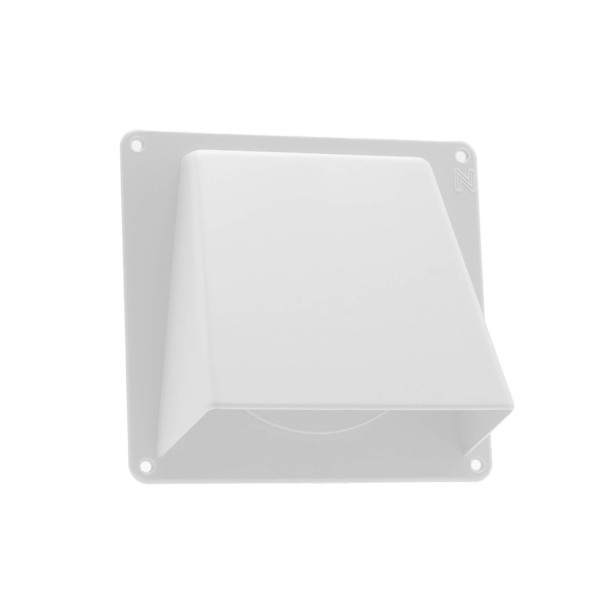 Wall outlet 100mm (1 valve) White