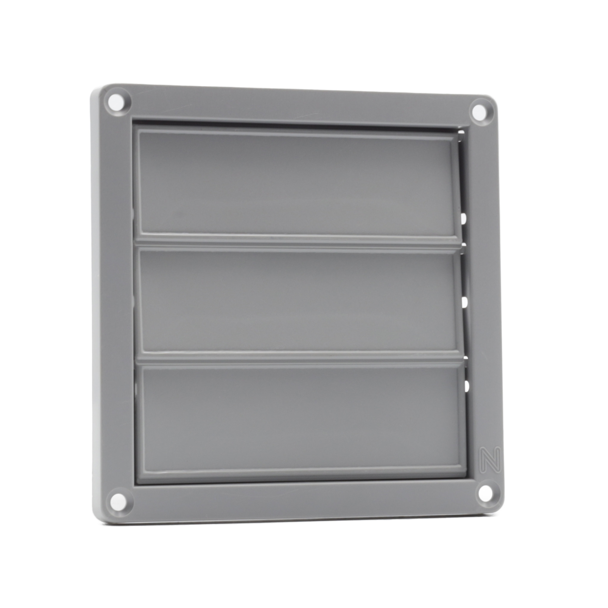 62500505 Wall outlet 100-130mm (3 flaps) grey  White.