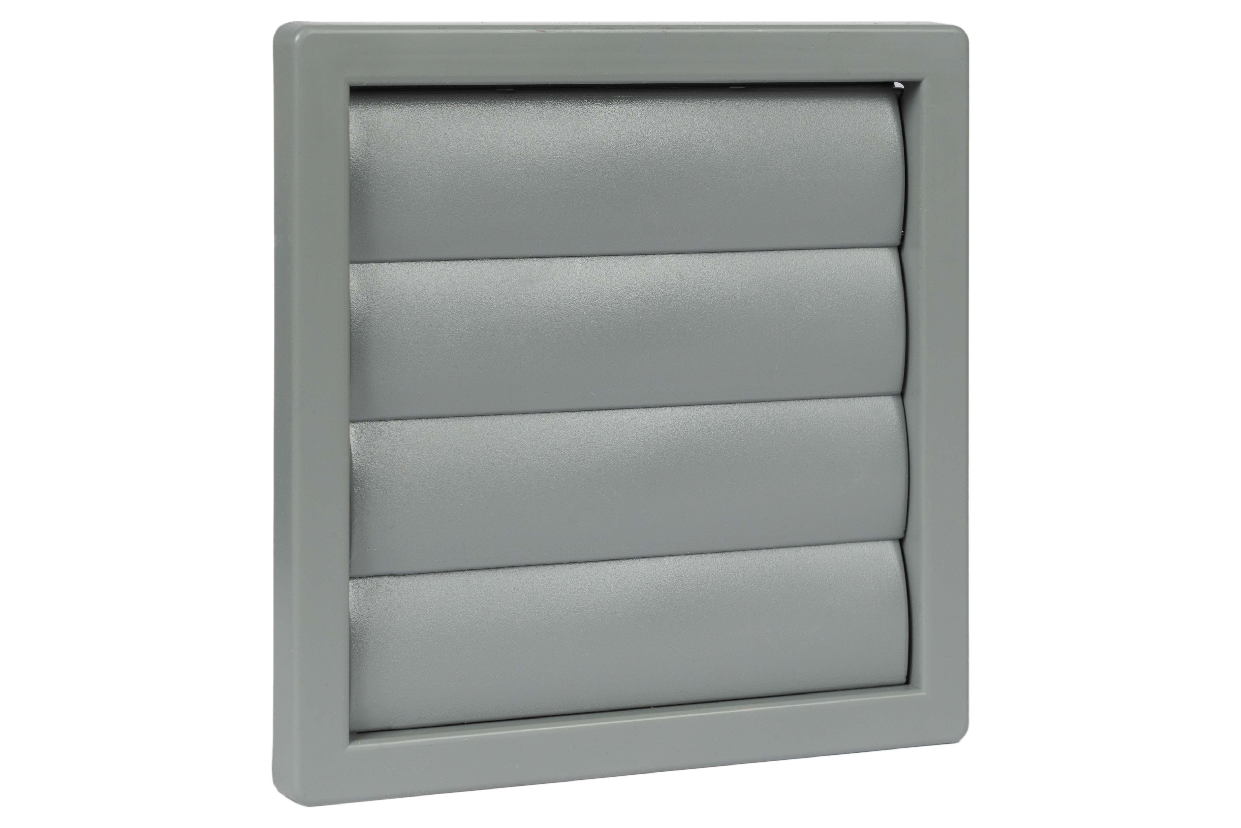 62501905 Wall outlet 125mm (4 flaps) Grey