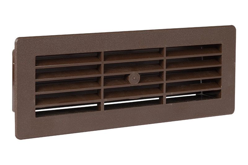 62503502 Wall outlet/ventilation grille 204x60mm  204x60mm Brown