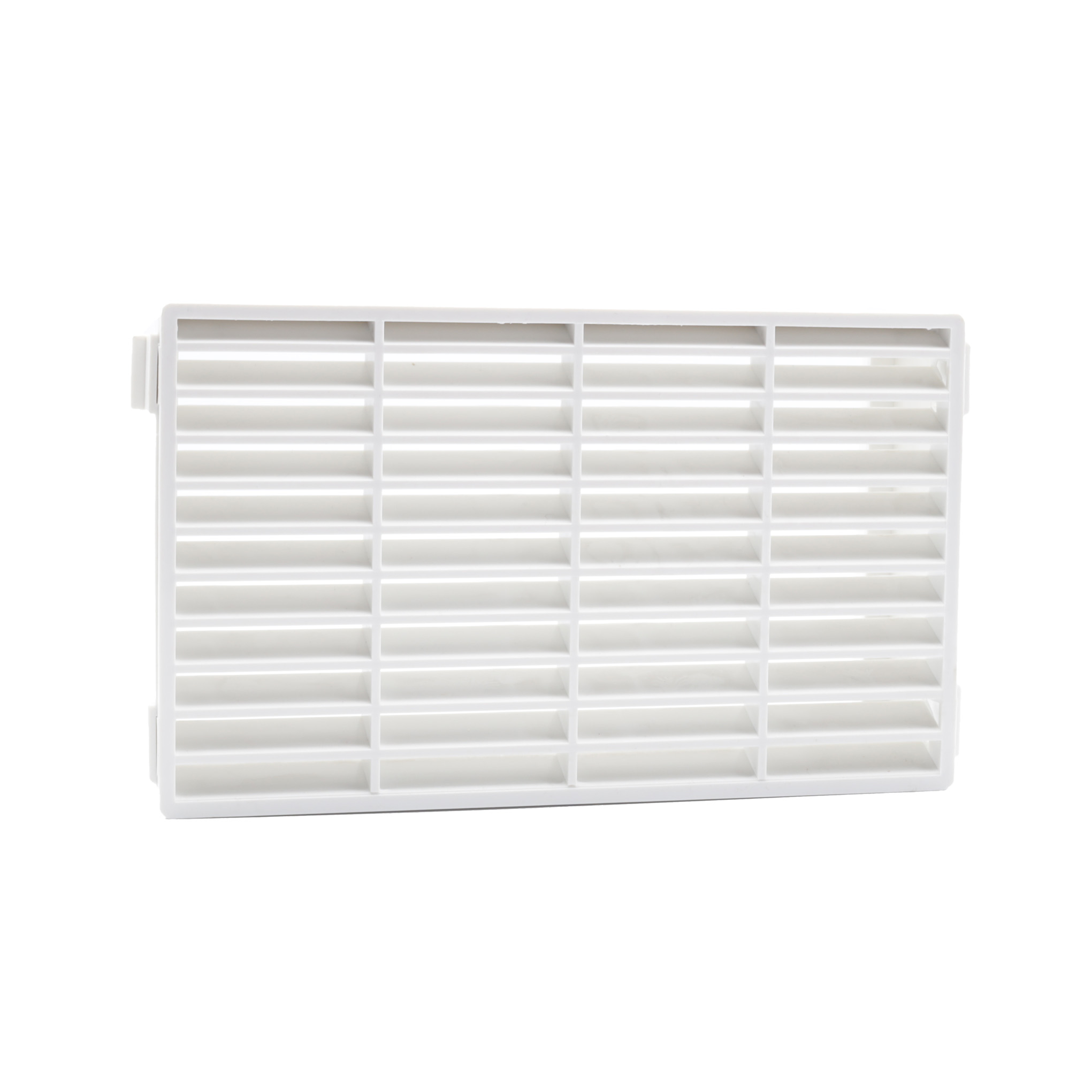 62503700 Louvred grille 227x133mm  Double Airbrick white