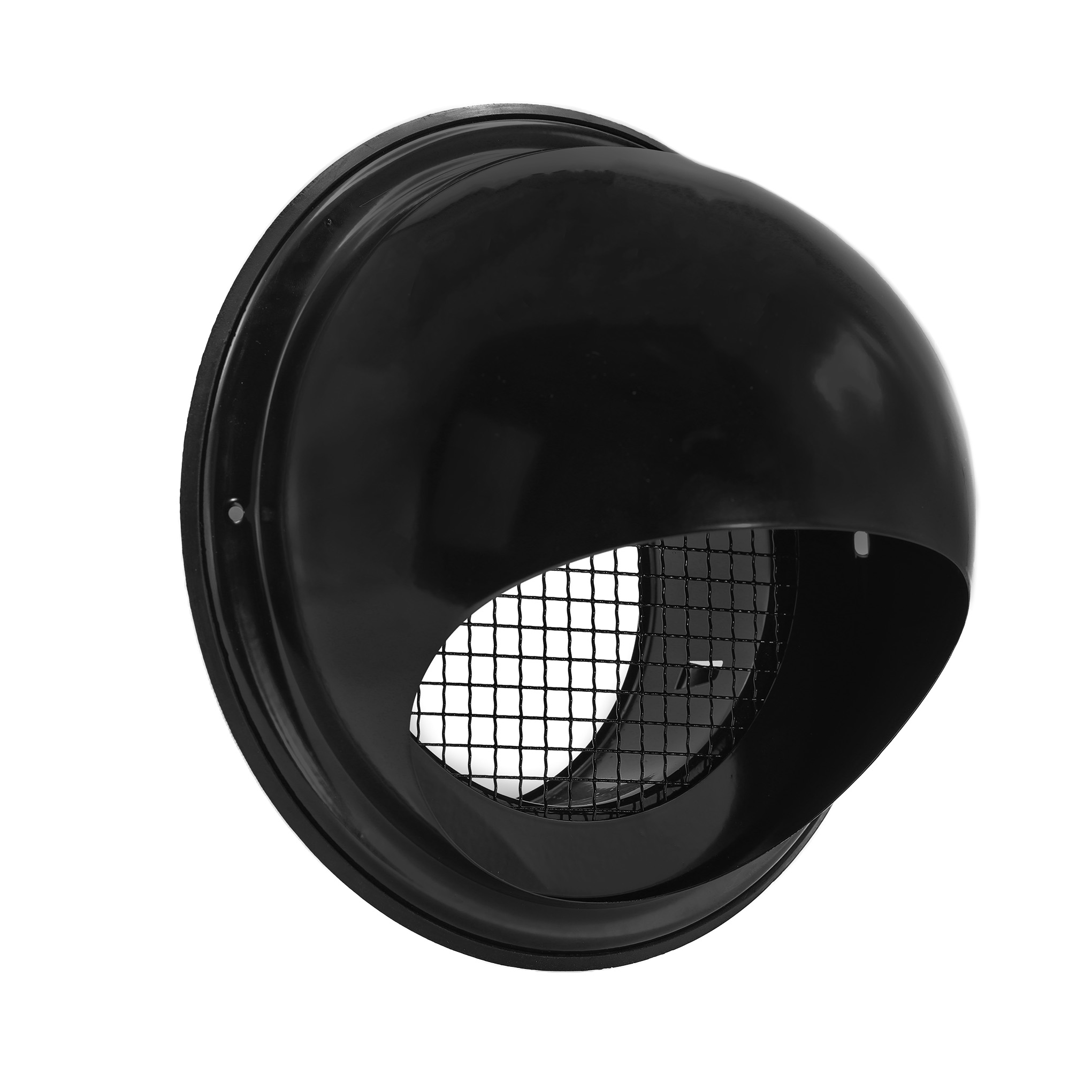 62601401 Ss outdoor air vent bull nose model wide mesh Ø180mm black