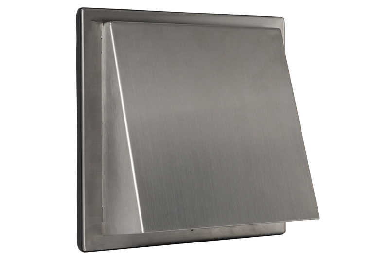62602211 Stainless steel outdoor air vent angled cowl Ø 125mm
