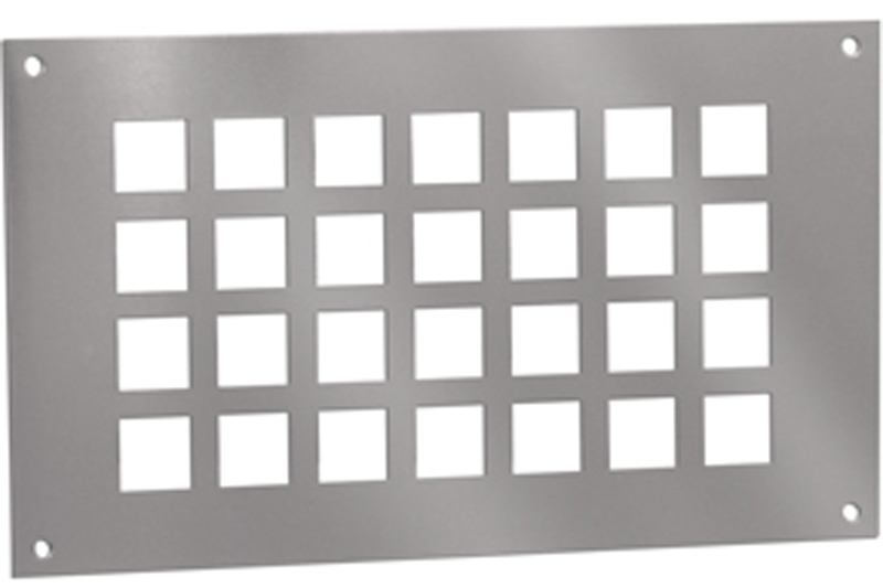 Aluminium vent plate 250x150mm