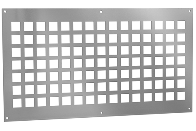 62702707 Aluminium vent plate 250x450mm