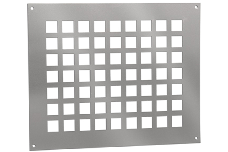 Aluminium ventilationplate 300x250 blank