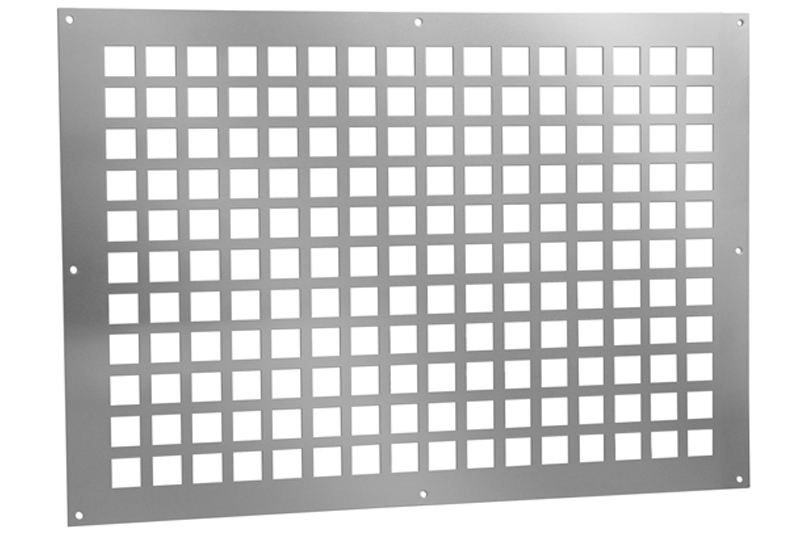 Aluminium vent plate 400x200mm