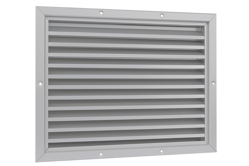62704817 Alu wall grille fixed louvres 500x500mm
