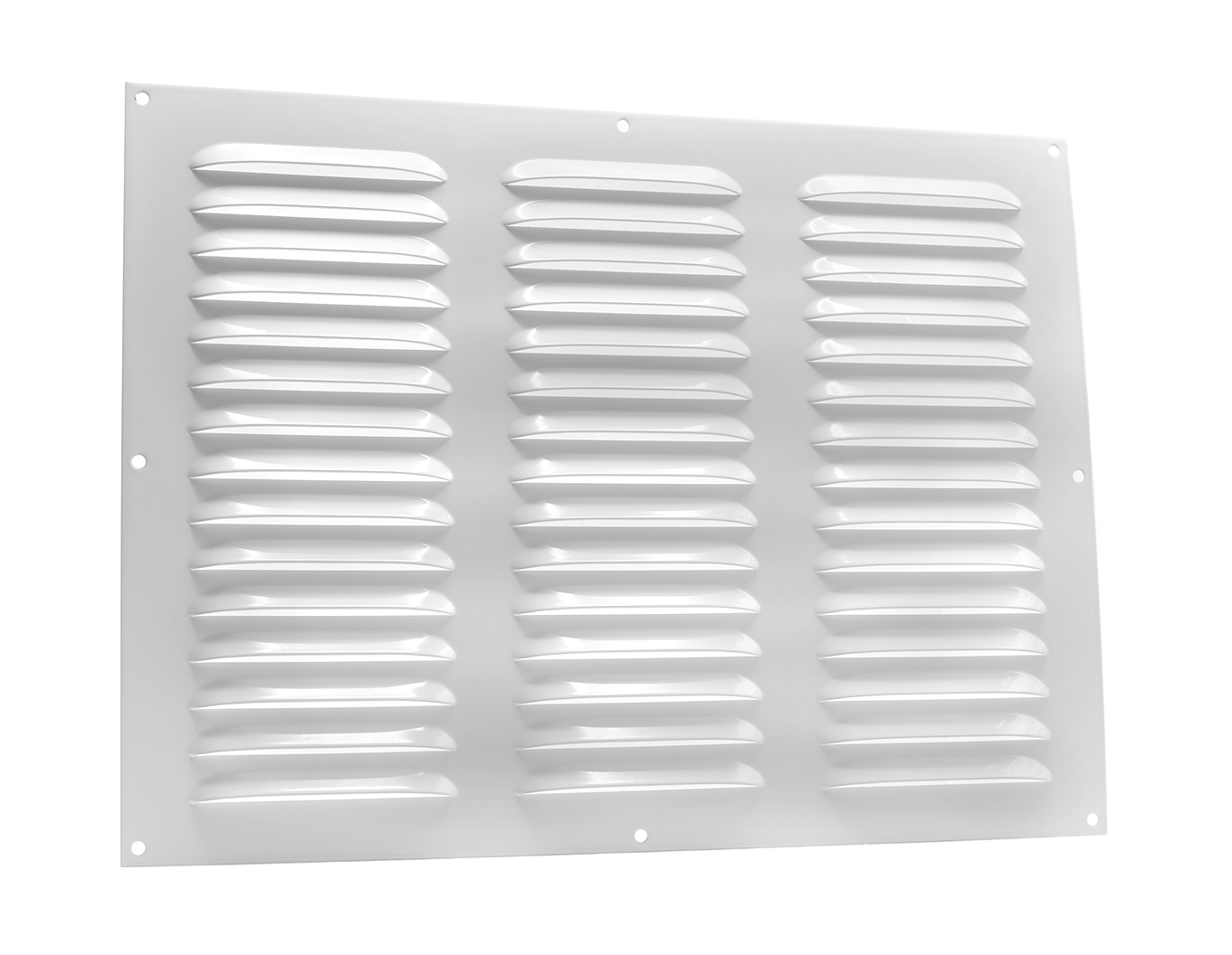 62902300 Aluminium grille 400x300 White
