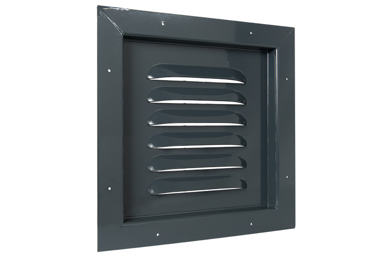 alu louvre vent Heavy Bold 390x390mm recessed/ surface mount