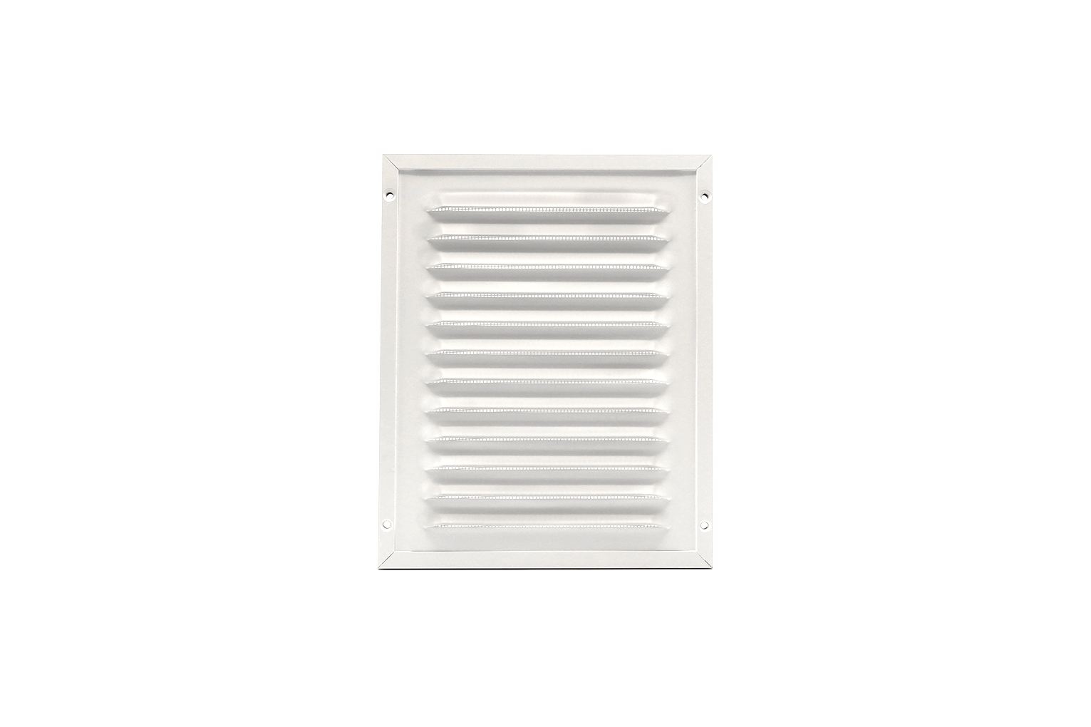 62908600 Aluminium framed ventilation grille w/ mesh 200x250mm white