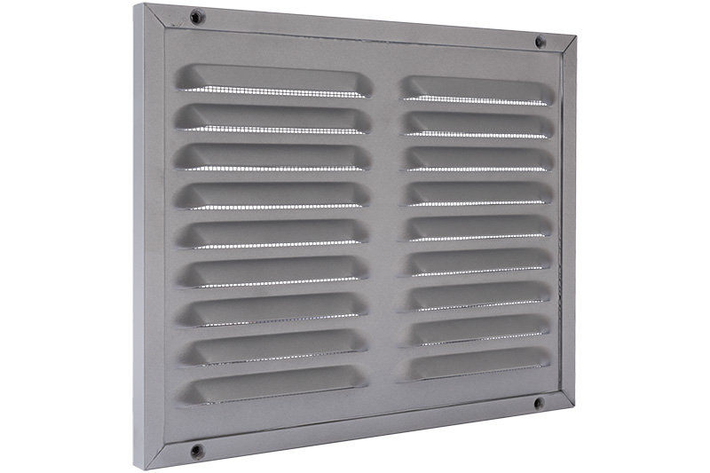 62908717 alu framed ventilation grille w/ mesh 250x200mm F1 alu