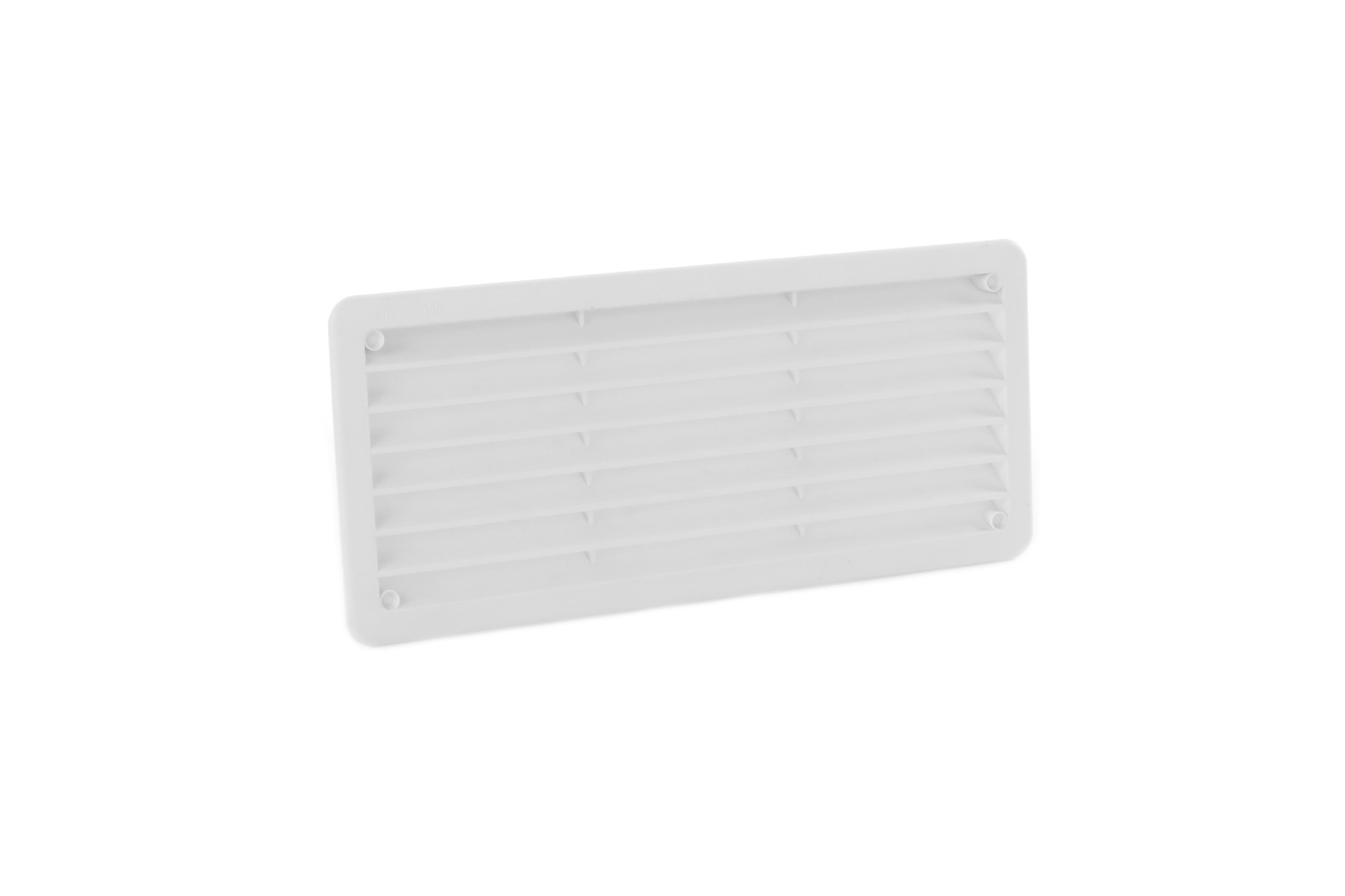 63001215 Plastic air vent with mesh 270x120mm light grey