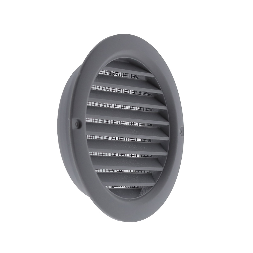 63001505 Round louvred grille Ø 100mm  with insect screen