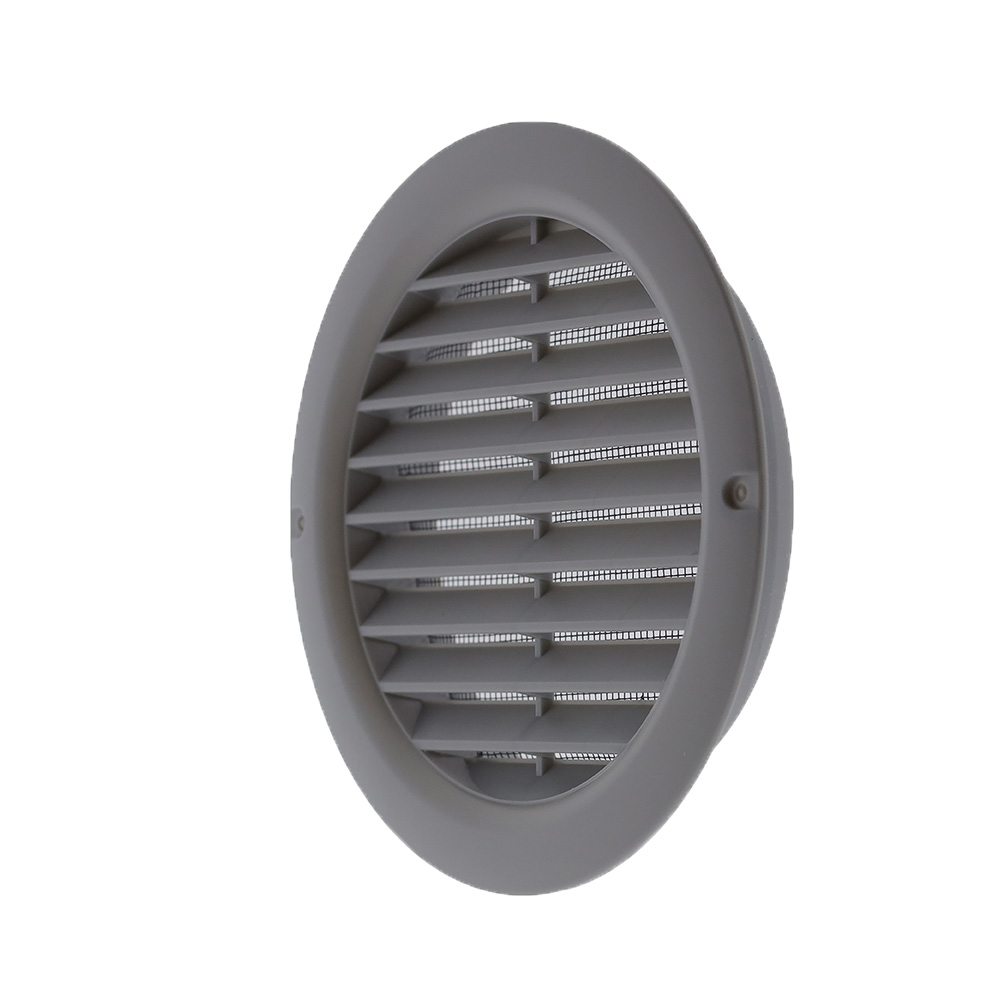 63001605 Round louvred grille Ø 125mm  with insect screen