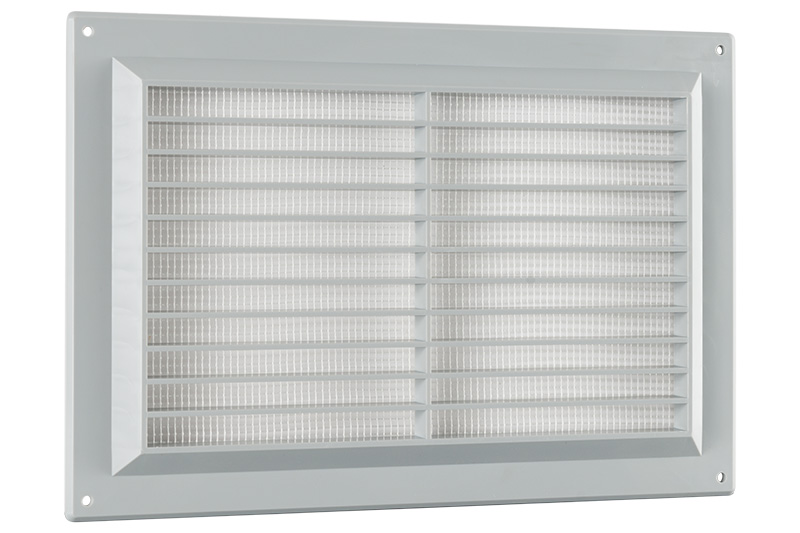63002305 Louvred grille 250x170mm Grey