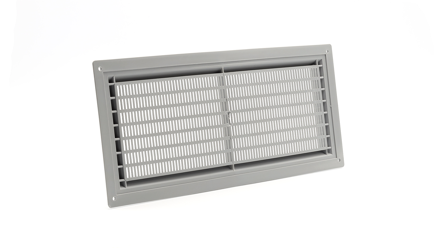 63002405 Louvred grille 130x300mm Grey