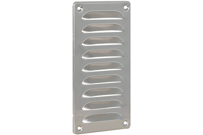 63200311 Stainless steel louvre vent 90x180mm