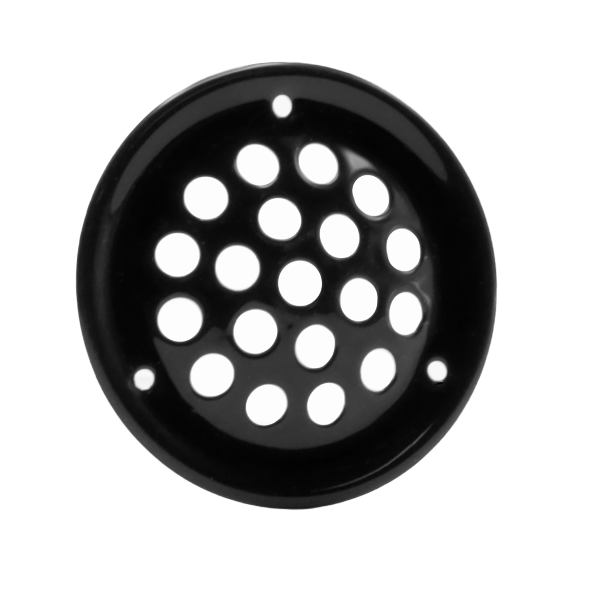 Stainless steel grille Ø52mm black