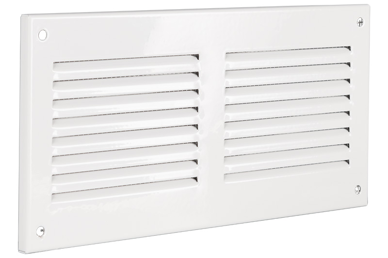 63300200 Louvred grille 200x100mm White