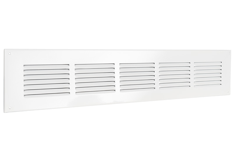 63300500 Louvred grille 500x100mm White