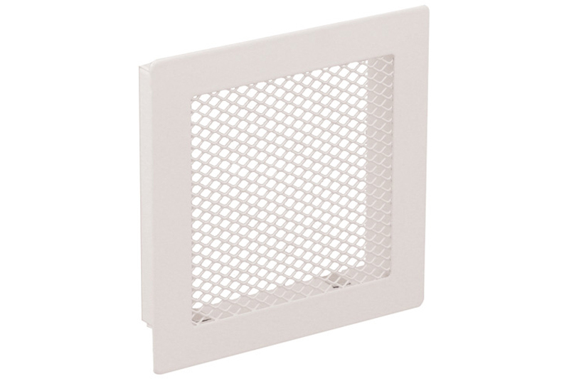 Metal grille 150x150mm White
