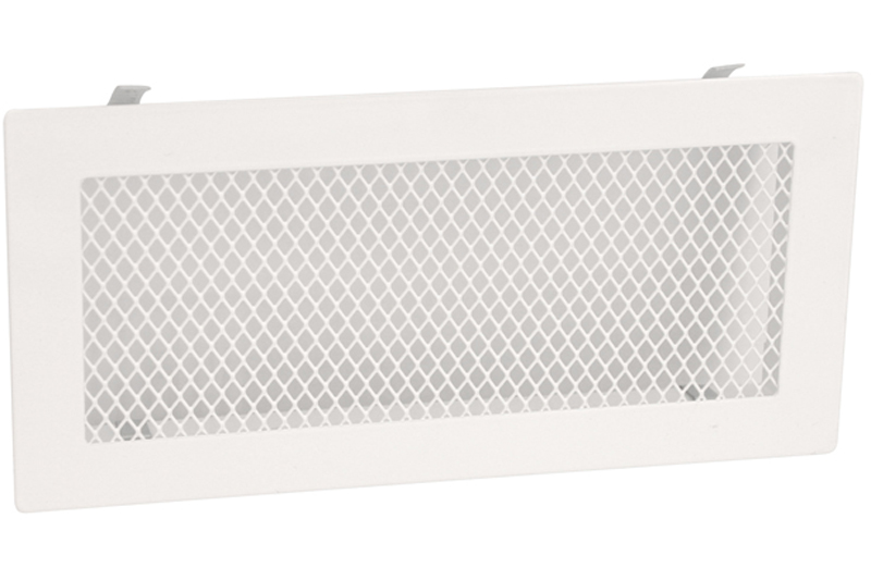 Metal grille 250x120mm White
