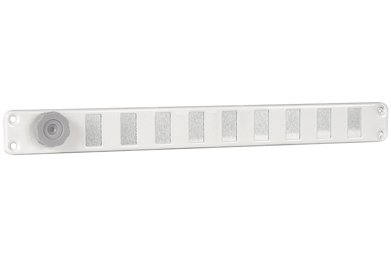63500500 Sliding grille 300x30mm White with turn button