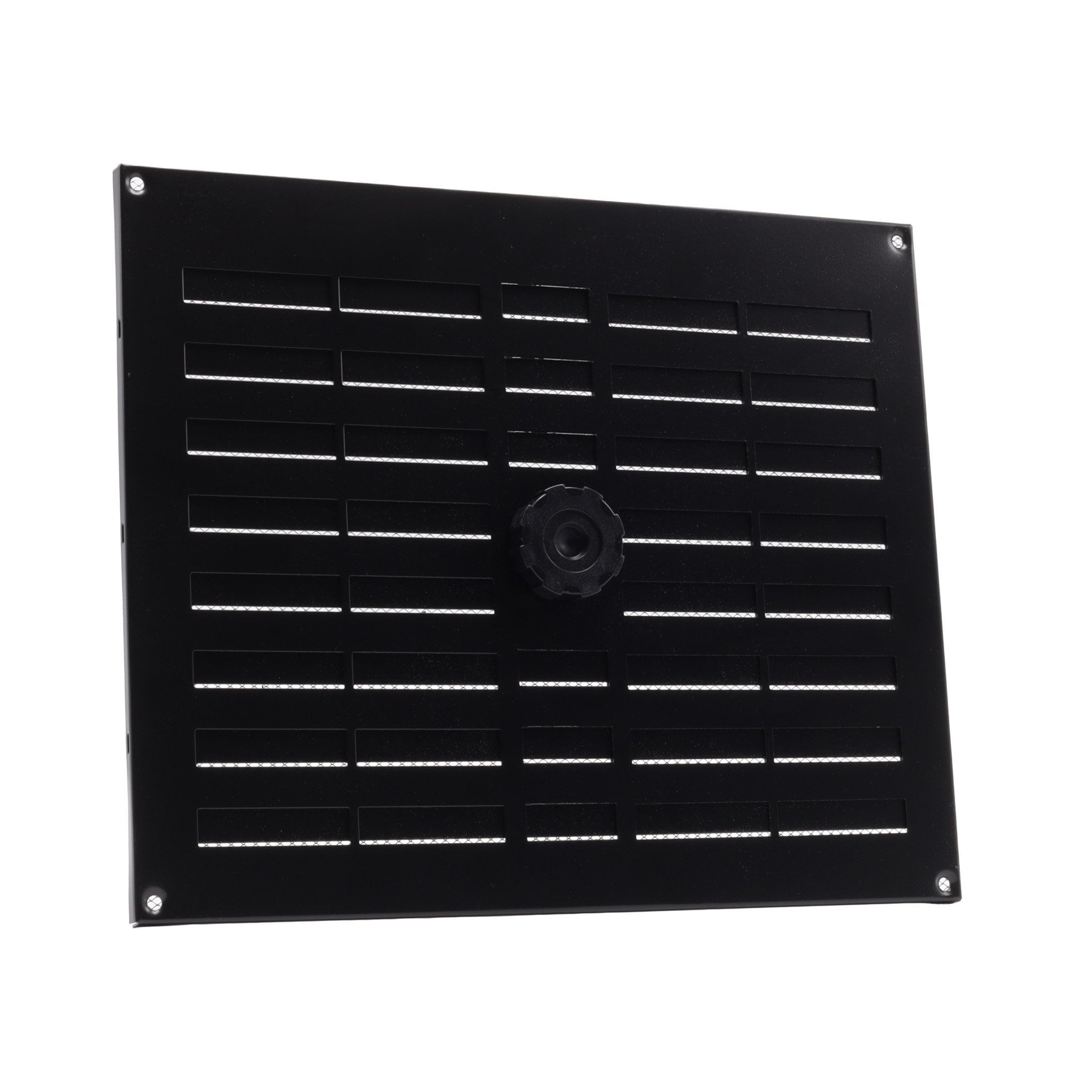 63500701 Aluminium adjustable vent with mesh 300x250mm black