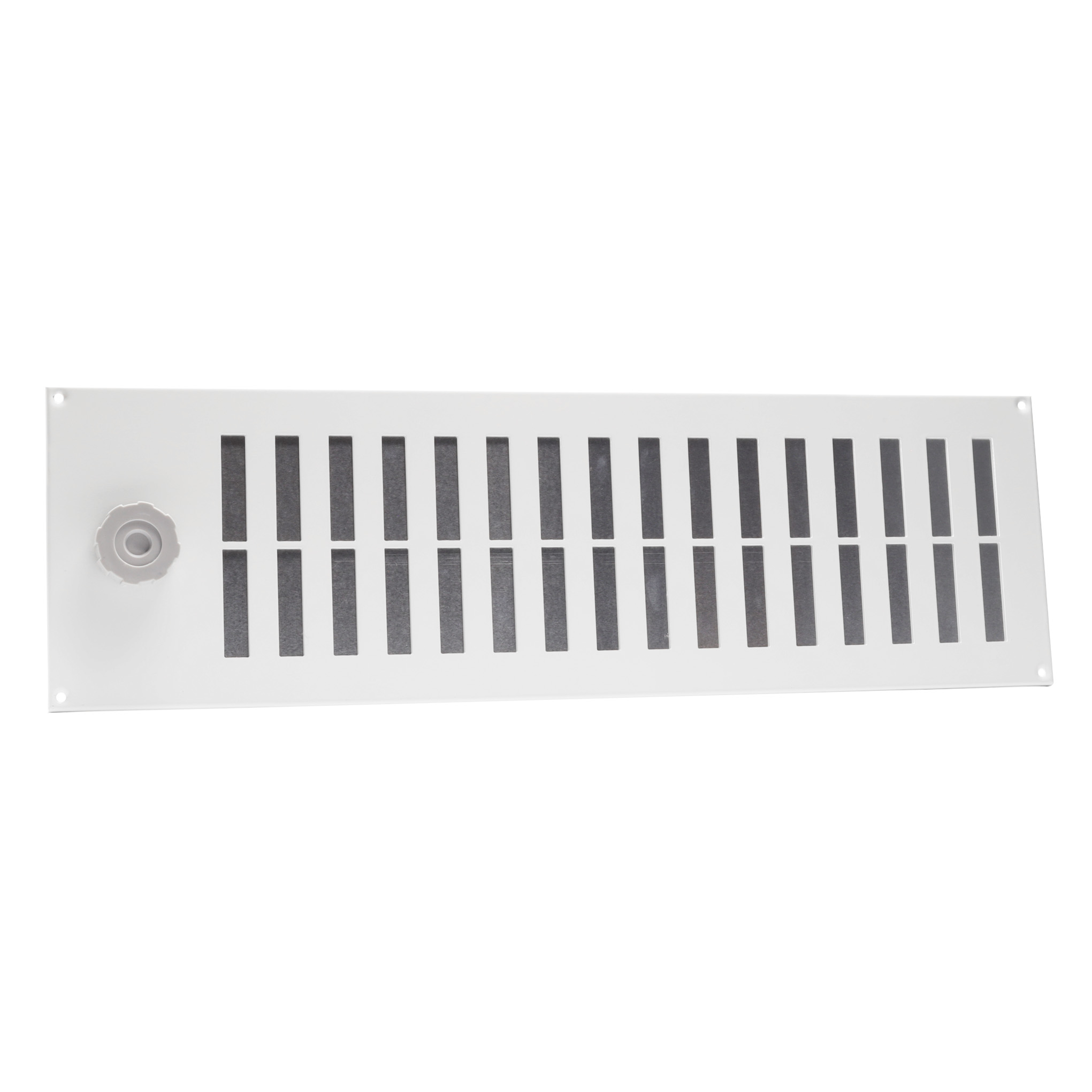 63501500 Aluminium adjustable vent with mesh 500x150mm white
