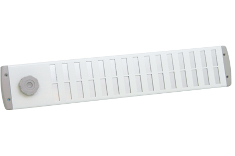 63502900 Aluminium adjustable vent Bold Line 500x90mm white