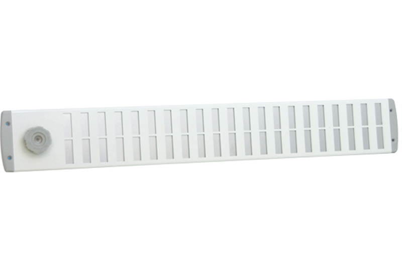 63503000 Aluminium adjustable vent Bold Line 650x90mm white