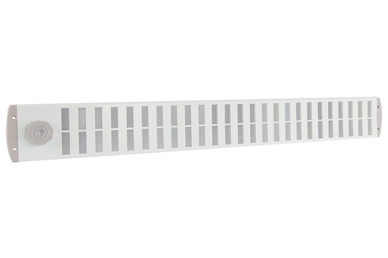 63503100 Aluminium profile shift grille 750x90mm White 9010