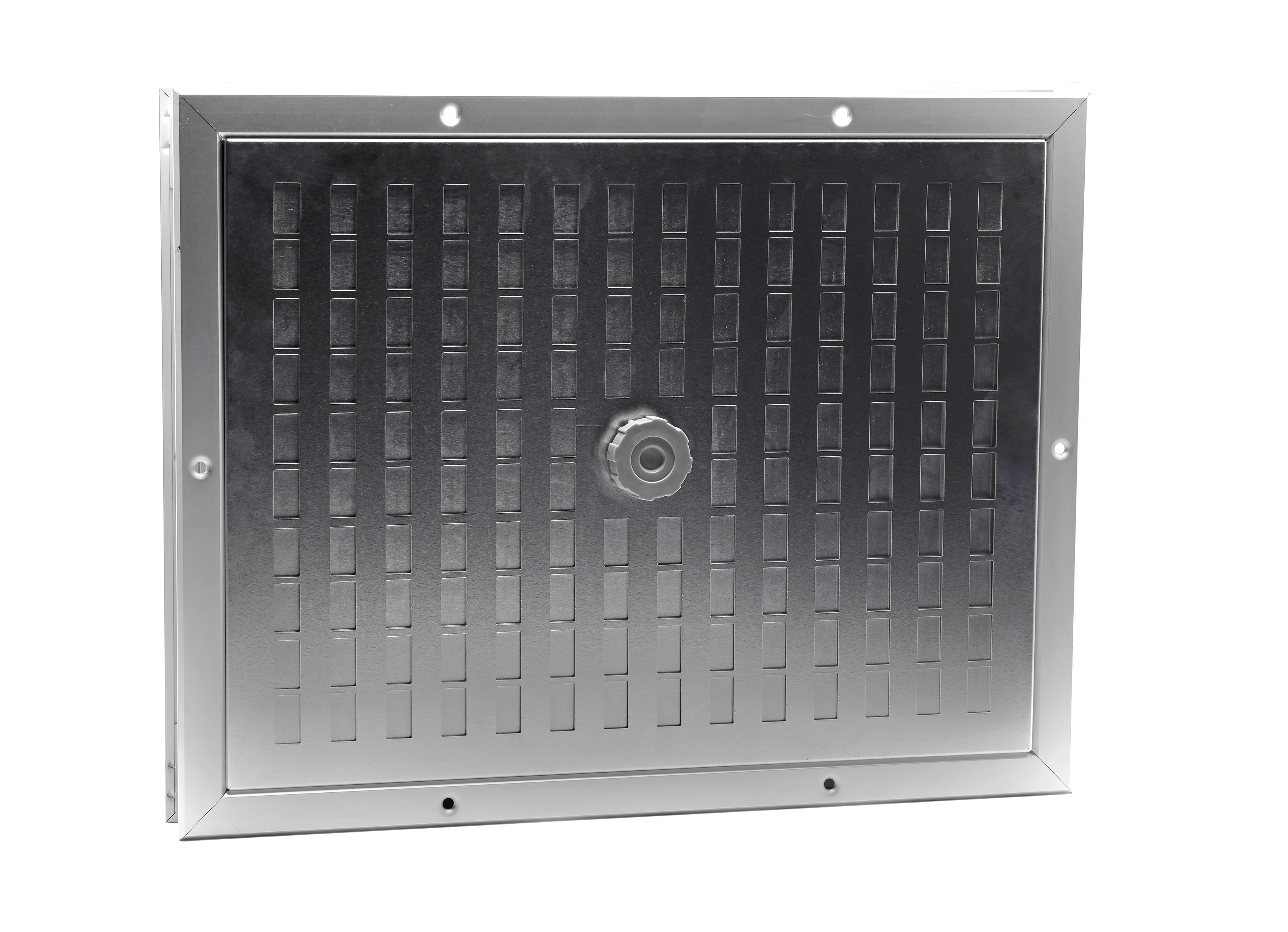 Aluminium door grille closable 445x345mm