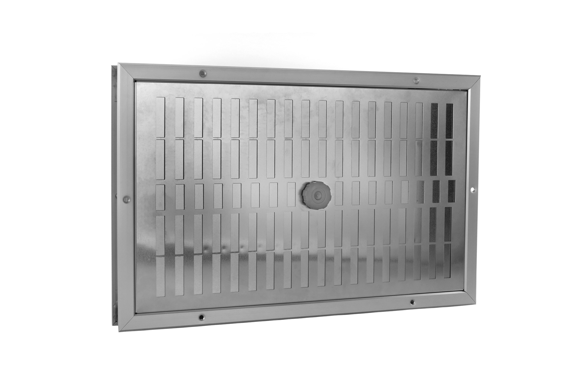 Aluminium door grille closable 545x345mm